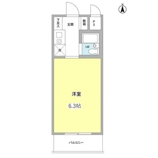 ウッドクレスト砧ABC棟【3階】の間取り