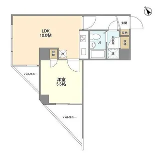 FUKASAWA614マンション【5階】の間取り