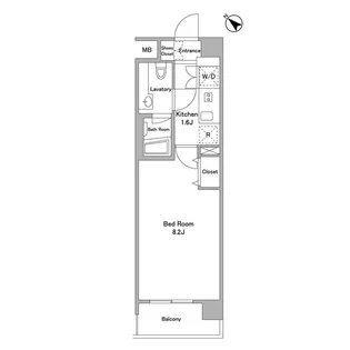 BPRレジデンス代々木初台【3階】の間取り