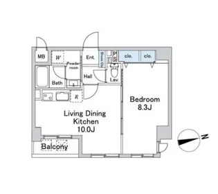 KDXレジデンス桜上水【5階】の間取り