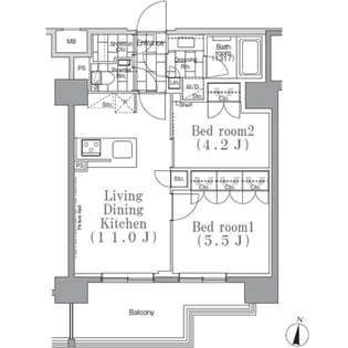 JPNOIE下高井戸【2階】の間取り