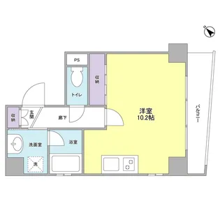 ALEXFORD初台【5階】の間取り