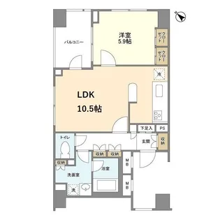 アルス中目黒ヴィルトレーテ【3階】の間取り
