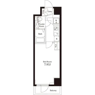 アペルト西新宿【4階】の間取り