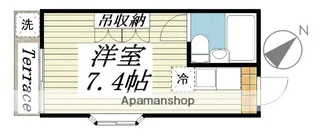 メゾン・ド・ヴァンクール【1階】の間取り
