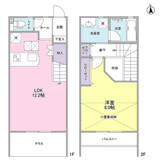 フェリーチェ【1階】の間取り