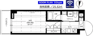 グランドコンシェルジュ赤堤【4階】の間取り