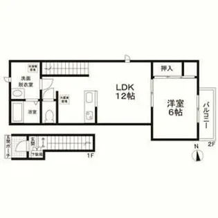 フォレストメゾン千歳【2階】の間取り
