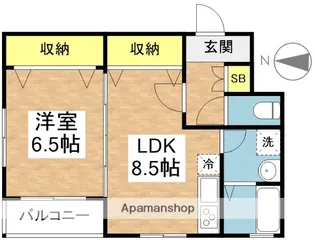 ティーエス代沢【2階】の間取り