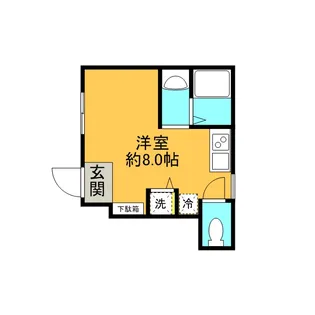 アパルトメント梅丘グランデ【1階】の間取り