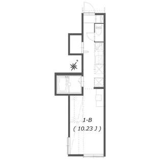 クラスパ中目黒【1階】の間取り