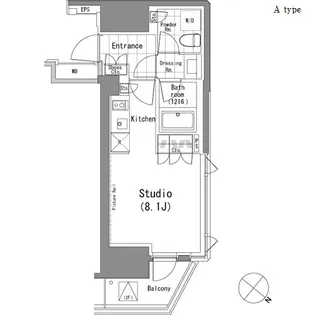 パークハビオ青山【10階】の間取り