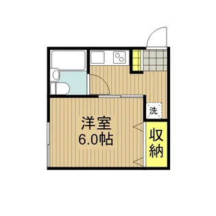 コーポ・リリー【1階】の間取り