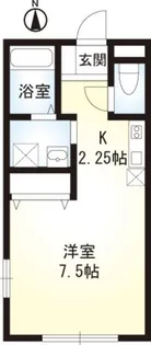ジュネス目黒【1階】の間取り