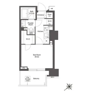 コンフォリア新中野【3階】の間取り