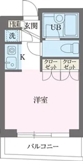 パークフロント西新宿【2階】の間取り