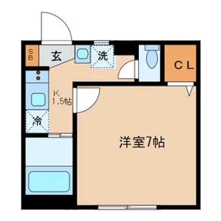 東京都世田谷区太子堂5丁目【アパート】の間取り