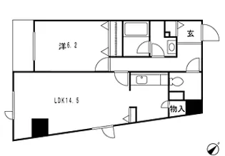 TKフラッツ渋谷【10階】の間取り
