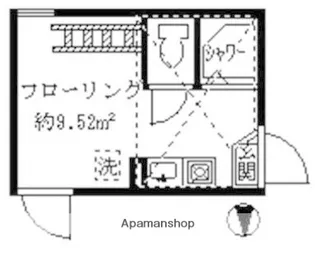 東京都杉並区阿佐谷南2丁目【アパート】の間取り