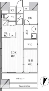 GRANPASEO明大前【5階】の間取り