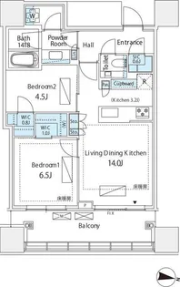 パークコート渋谷ザタワー【26階】の間取り