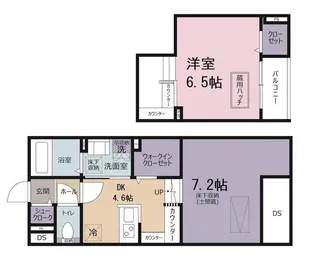 メゾン ド リーヴ【1階】の間取り