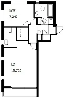 東京都目黒区中町2丁目【マンション】の間取り