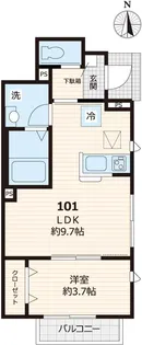 ベラルーチェ【1階】の間取り