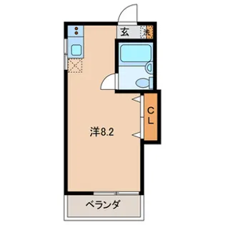 ホワイトKY【1階】の間取り