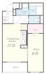 アーバンコート小山【4階】の間取り