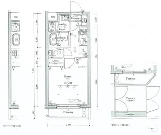 スカイコートグレース世田谷弦巻【305号室号室】の間取り