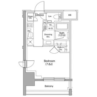 ザ・パークハビオ明大前【11階】の間取り