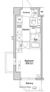 プライマル方南町【413号室】の間取り