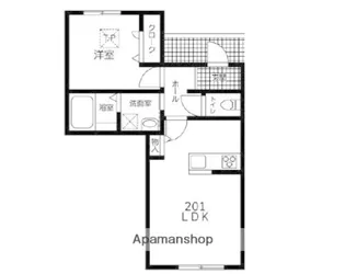 CATTLEYA GARDEN 代沢【2階】の間取り
