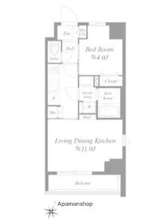 GRAN PASEO 笹塚【7階】の間取り