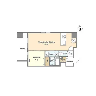 アビティ下北沢【5階】の間取り