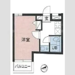 プレール明大前【4階】の間取り