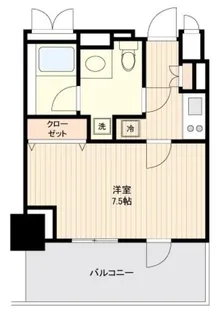 ドゥーエ幡ヶ谷【14階】の間取り
