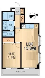 グリーンヒルズ芦花【4階】の間取り