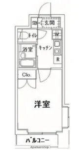 東京都渋谷区西原1丁目【マンション】の間取り