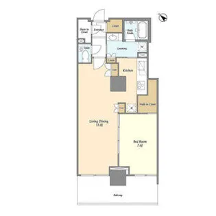 フロンティア新宿タワー【20階】の間取り