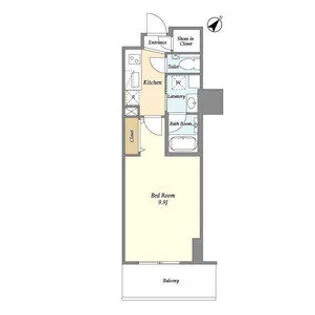 フロンティア新宿タワー【18階】の間取り