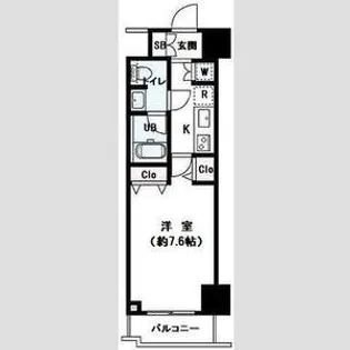 パレステュディオ渋谷本町【2階】の間取り