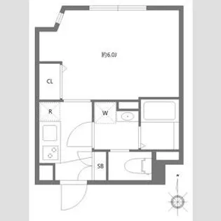 エルファーロ代々木【3階】の間取り