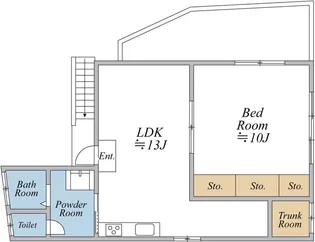 シルクメゾン【1階】の間取り