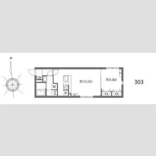 ルオーレ上北沢駅前【3階】の間取り