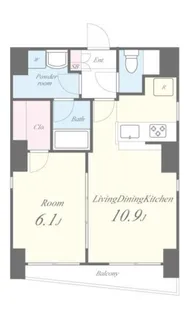 FERIO経堂【3階】の間取り