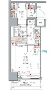 東京都中野区南台2丁目【マンション】の間取り