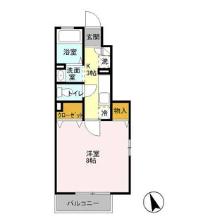 グレイス上北沢【1階】の間取り