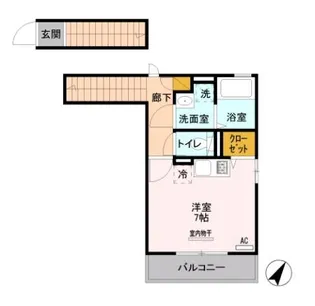 アネックス成城【2階】の間取り